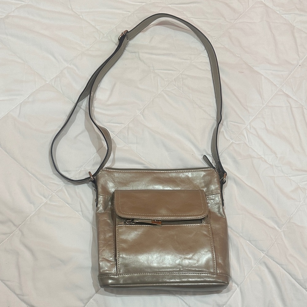 Giani Bernini Gold Crossbody Bag